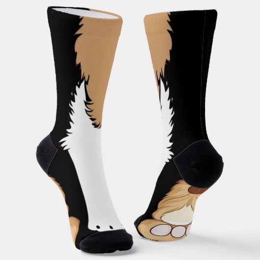 Hundewelpe Feet Vorderpfanne hinten Socken (Gewinkelt)