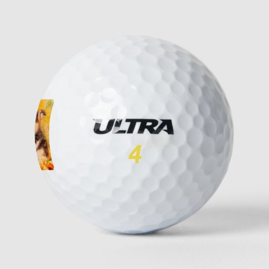 Hundewelpe Golfball (Logo)
