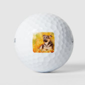 Hundewelpe Golfball (Vorderseite)