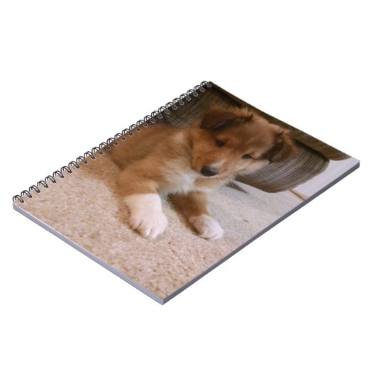 Hundewelpe Notizblock (Linke Seite)