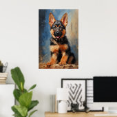 Hundewelpe Poster (Heimbüro)