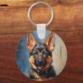 Hundewelpe Schlüsselanhänger (Vorderseite)