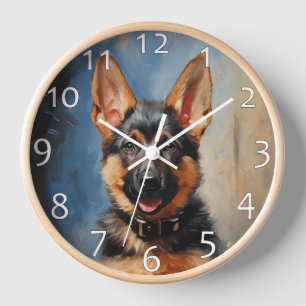 Hundewelpe Uhr