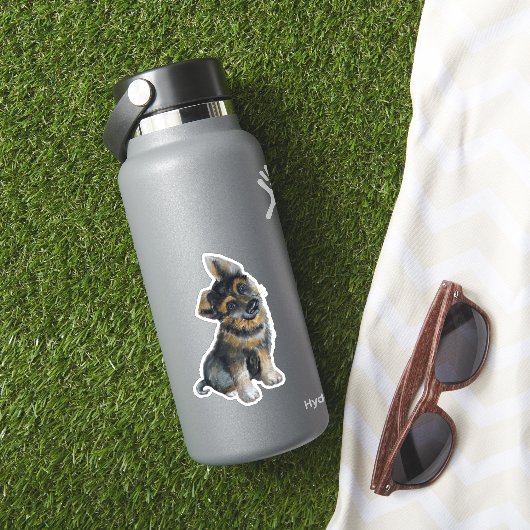 Hundewelpen Aufkleber (HydroFlask Insitu)