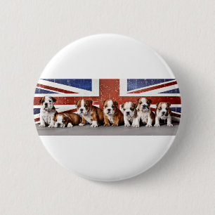 Hundewelpen Button