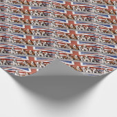 Hundewelpen Geschenkpapier (Ecke)