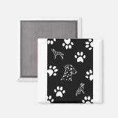 Hundewelpen Magnet (Vorderseite/Rückseite)