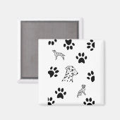 Hundewelpen Magnet (Vorderseite/Rückseite)