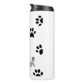 Hundewelpen Thermosbecher (Nach rechts gedreht)