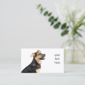 Hundewelpen Visitenkarte (Stehend Vorderseite)