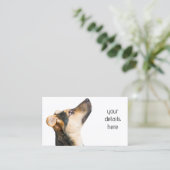 Hundewelpen Visitenkarte (Stehend Vorderseite)