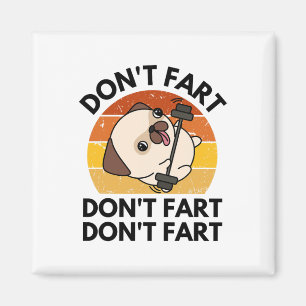 Hundewitz Fitness Gym Workout Gewichtheben Magnet