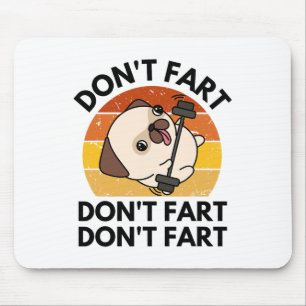 Hundewitz Fitness Gym Workout Gewichtheben Mousepad
