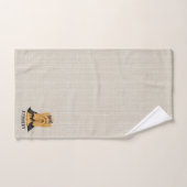 Hundeyorkshire-Terrier Yorkie Welpen-| Badhandtuch Set (Handtuch)