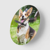 Hundezeit Uhr Corgi (Winkel)