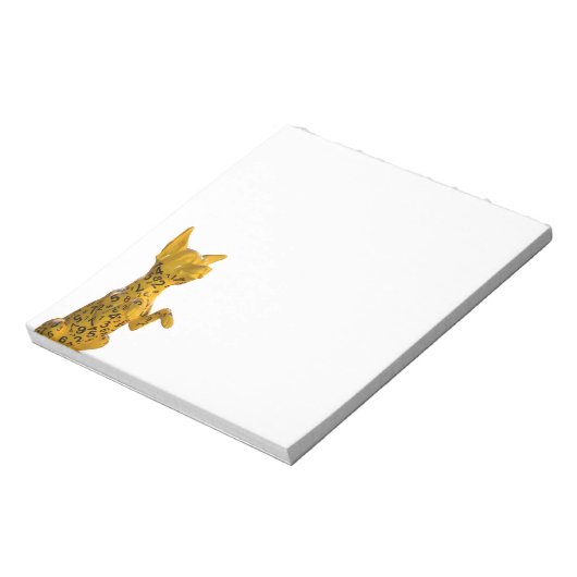 Hundeziffern Notizblock (Rotiert)