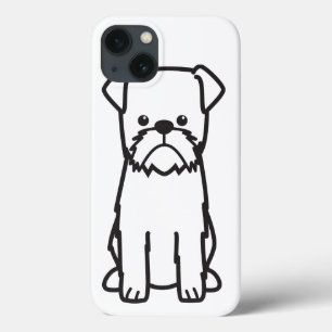 Hundezucht-Cartoon Brüssels Griffon Case-Mate iPhone Hülle