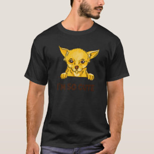 Hundezucht niedliches Gesicht Chihuahua T-Shirt