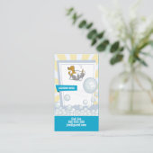 Hundezüchter und Hundewaschanlage Visitenkarte (Stehend Vorderseite)