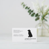 Hundezüchter Visitenkarte (Stehend Vorderseite)