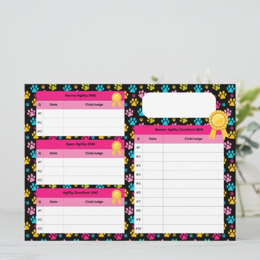 HUNDEZUCHTVERBAND Standard Agility Master Title Tr (Stehend Vorderseite)