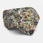 Hundfoto Collage, Krawatte (Gerollt)