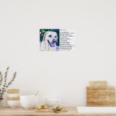 Hundgedicht Poster (Küche)