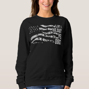 Hündhunde mit hohem Gewicht Sweatshirt