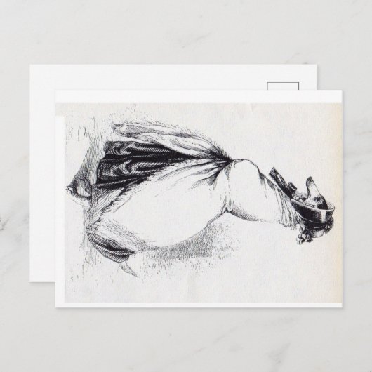 Hündin Postkarte (Vorne/Hinten)