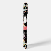 Hündin, Schwarz-weißes Klimt-Muster, CENTAUR Case-Mate iPhone Hülle (Rückseite / Rechts)