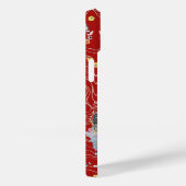 Hündin, ZENTAUR, Rotes Klimt-Muster Case-Mate iPhone Hülle (Rückseite / Rechts)