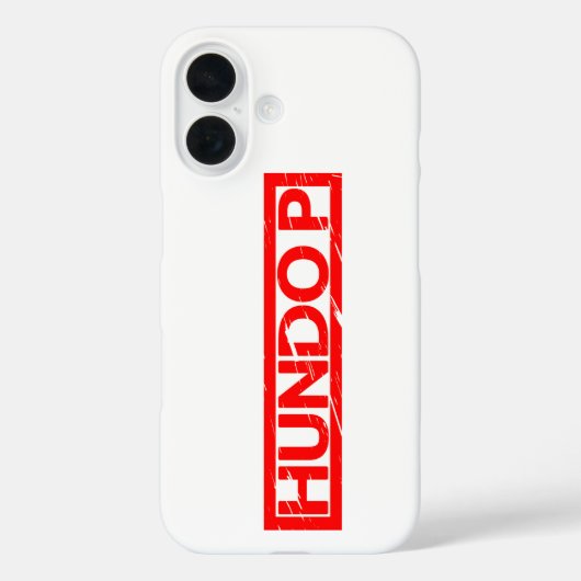 Hundo P Briefmarke Case-Mate iPhone Hülle (Rückseite)