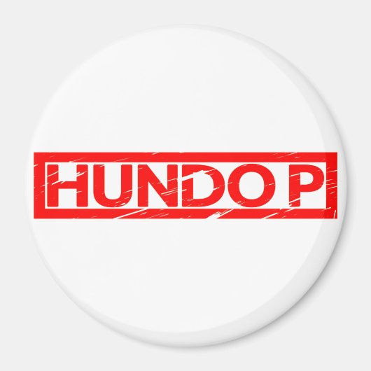 Hundo P Briefmarke Magnet (Vorne)