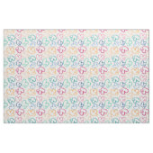 Hundpfau und Herz farbenfroh Stoff (Fat Quarter (45,7 x 55,9 cm))