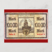 HundredThousand Mark Postkarte (Vorderseite)