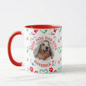 HUNDSCHMERZEN UND LIEBE HÖREN Personalisiertes Fot Tasse (Links)