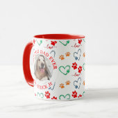 HUNDSCHMERZEN UND LIEBE HÖREN Personalisiertes Fot Tasse (Vorderseite Links)