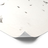 Hundsdarstellung Poster (Ecke)