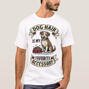 Hundshaar-Shirt Vintage-Gravur Lustiger Hunde-Lieb T-Shirt