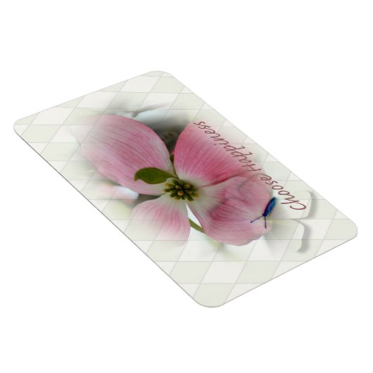 Hundsholz und Schmetterling Glück Magnet (Rechte Seite)