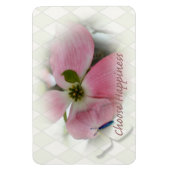 Hundsholz und Schmetterling Glück Magnet (Vertikal)