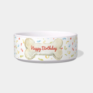 Hundshund Bone Birthday Party Hund Napf