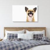 Hundshund Leinwanddruck (Insitu (Schlafzimmer))