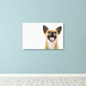 Hundshund Leinwanddruck (Insitu (Holzboden))