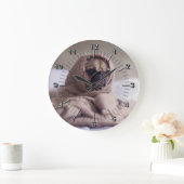 Hundshunde Große Wanduhr (Zuhause)