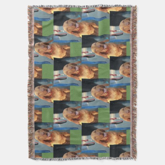 Hundshunde-Hunde-Hundporträt Decke (Vorderseite Vertikal)