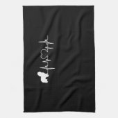 Hundshunde in Neufundland | Animal Lover Gift Geschirrtuch (Vertikal)