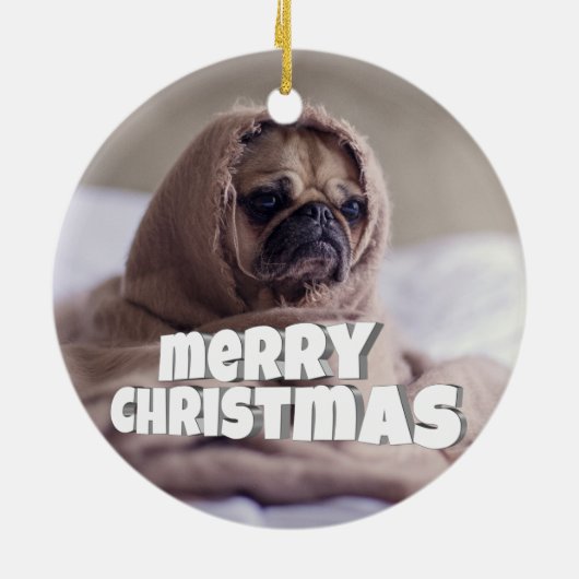 Hundshunde Keramik Ornament (Hinten)