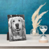 Hundshunzherzen Fotoplatte (Seite)