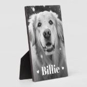 Hundshunzherzen Fotoplatte (Seite)